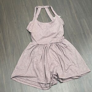 HALARA Mauve Sleeveless Romper